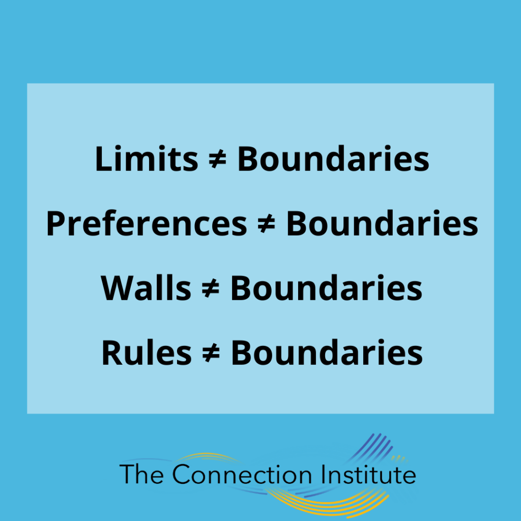 3 Types of Boundaries People Don't Talk About - The Connection Institute